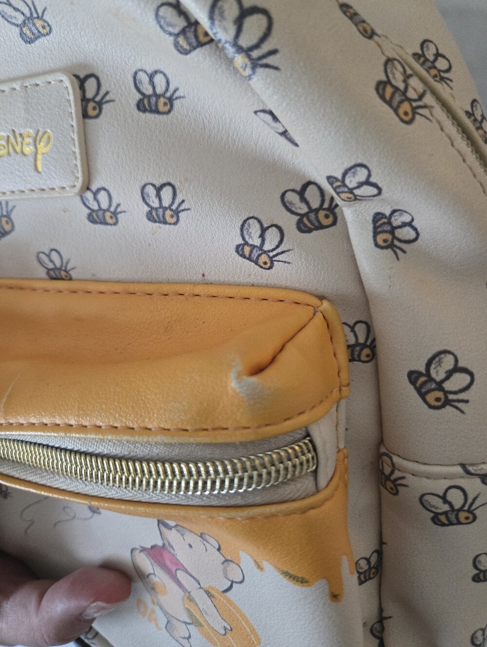 Loungefly Winnie The Pooh Bees And Honey Mini Backpack - Picture 4 of 7